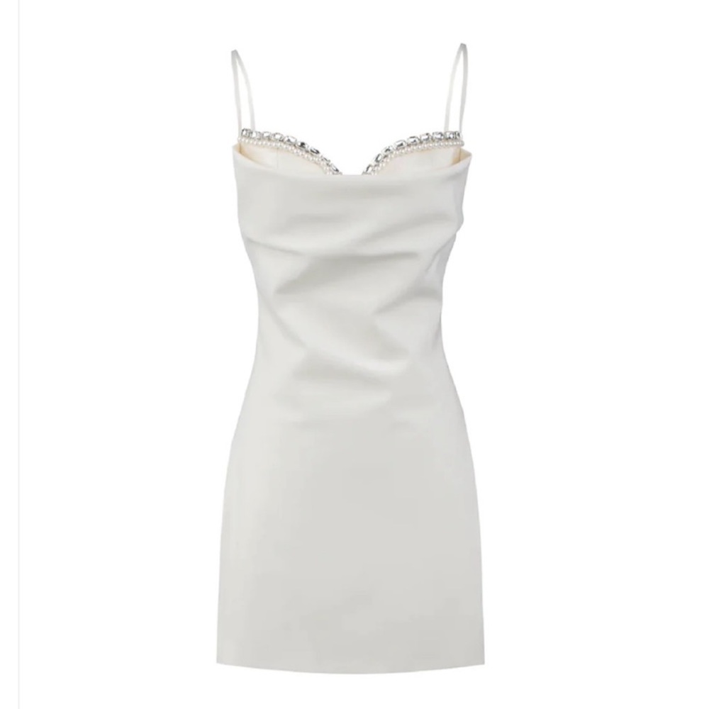 Nana Jacqueline White Mini Dress
